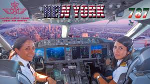Royal air maroc est le transporteur national du royaume du. Video Royal Air Maroc Ladies Piloting Boeing 787 To New York City Airlive