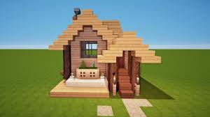 How to build a survival house on water (best house tutorial). Kleines Minecraft Holzhaus Bauen Tutorial Haus 68 Youtube