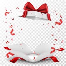 Opened Gift Box With Red Bow And Serpentine On Transparent Background Ad Ad Box Red Opened Gift Transpa Free Clip Art Clip Art Free Illustrations