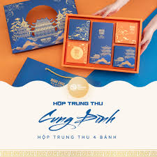 Hộp Trung Cao Cấp "Cung Đình" 4B - Trà - Túi