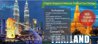 Singapore Malaysia Thailand Tour Package Thailand Tours Tour Packages Thailand Vacation