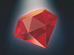 Red Diamond Crystal Drawing Diamond Icon Diamond Art