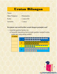 Sebelum dilakukan pengujian hipotesis peneliti perlu mendeskripsikan keadaan data dari setiap variabel ukur. Kelas 1 Sd Matematika Urutan Bilangan Worksheet