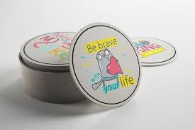 Free Round Coaster Mockup Round Coaster Mockup Mockup Mockup Free Psd Free Logo Mockup