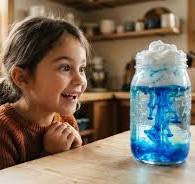 Rain Cloud in a Jar Science Kit | Water Cycle Experiment for Kids Ages 5-12