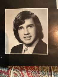 Senior picture from 1974 in Wisconsin