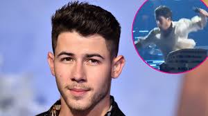 Nick Jonas Falls Into a Hole