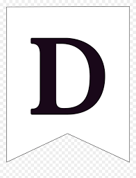 free printable black and white pennant banner letter graphic design clipart 5549336 pinclipart