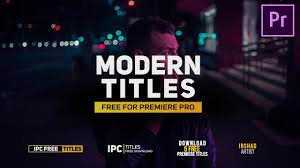These motion graphics templates mean it's. 5 Free Animated Title Preset Premiere Pro Cc Youtube