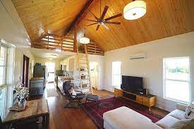 Turning A Pre Fab Garage Or Barn Or Shed Into A Tiny House Shed To Tiny House Barn House Interior Small Room Design