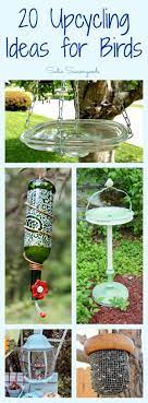 30 Diy Ideas For An Upcycled Bird Bath And An Upcycled Bird Feeder Diy Bird Bath Diy Bird Feeder Bird Feeders