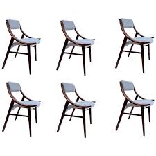 Set Of Jumper Chairs By Juliusz K 281 Dziorek Poland 1960s In 2020 Chair Famous Chair Antique Chairs