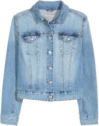 H M Denim Jacket Light Denim Blue Ladies 49 H M Lookastic