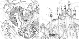 Game of thrones colouring in page white walker. Outline Game Of Thrones Dragon Drawing