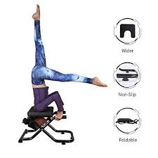 Yoga Headstand Bench Stand Yoga Chair For Family Gym Fitness Ideal Chair For Practice Head Stand Shoulderstand Handstand Yogamozart Headstand Yoga Yoga Handstand Poses Handstand