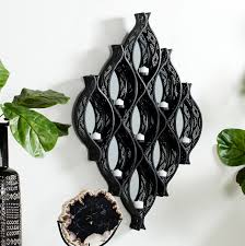 Continue the black and white color scheme with matte black dinnerware. Dakota Fields Eclectic Diamond Mesh Tall Metal Wall Sconce Reviews Wayfair