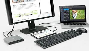 In computer monitors, if they have usb connections, these are used to extend the connectivity of the pc they are connected to, that is, they function as a usb hub or extender. Usb C Kvm Switch