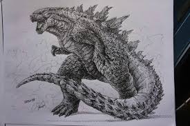 Epic Drawing Epic Drawings Lion Sculpture Godzilla