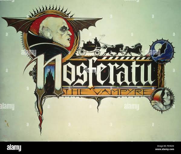 1979, Film Title: NOSFERATU, THE VAMPYRE, Director: WERNER HERZOG, Studio:  FOX, Pictured: CHARACTER, DRACULA & OTHER VAMPIRES, DRACULA: VAMPIRE,  GROTESQUE MAKEUP, WERNER HERZOG. (Credit Image: SNAP Stock Photo - Alamy