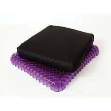 This seat cushion from kieba is made of memory foam that's layered with gel. Royal Purple No Pressure Seat Cushion In Black Purple Bed Bath Beyond