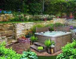 Hot Tub Landscaping For The Beginner On A Budget Hot Tub Landscaping Hot Tub Backyard Backyard
