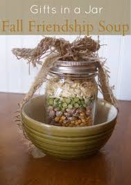 Gifts In A Jar Fall Friendship Soup Mix Cadeau Fait Maison Cadeaux Gourmands Fait Maison