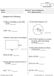 Year 6 Numeracy Mental Maths Printable Resources Free Worksheets For Kids Primaryleap Co Uk In 2020 Mental Math Mental Maths Worksheets Math Printables