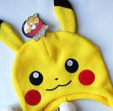 New Pokemon Pikachu Pokeball Laplander Knitted Beanie Hat One Size Fits Most Pikachu Beanie Knit Beanie Hat Hats Pikachu Hat