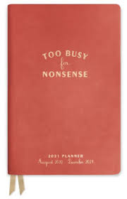 2021 Too Busy Coral Leatherette 17 Month Weekly Planner 5 75 X 8 5 By Designworks Ink Barnes Noble