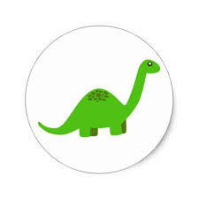 Dinosaur Round Sticker Zazzle Com In 2021 Dinosaur Drawing Cute Dinosaur Paper Crafts For Kids