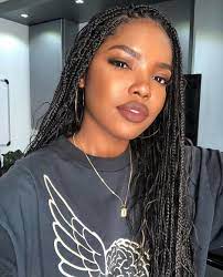 Medium Box Braids Length Beautiful Mediumwallet Mediumshipclass Mediumchristinadawneagle Coiffure Braids Coiffure Coiffure Naturelle