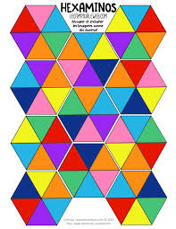 Hexaminos Des Dominos En Couleurs Dessins Le Camp Sur Le Web Jeux Maison Jeux Jeux A Imprimer