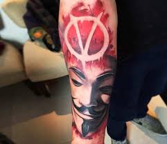 If you want to see the next video, come to. V For Vendetta Tattoo By Pablo Frias Post 23867