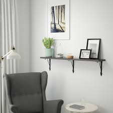 Etagere murale ikea chambre etagere ikea lack ikea etagere lack etagere murale blanc 11 3 4x74 3 4 30x190 cm en 2020 us furniture and home furnishings parement mural tablette Bergshult Krokshult Etagere Murale Gris Fonce Anthracite Ikea