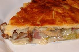 Tourte Aux Champignons Celeri Branche Et Jambon Cru Tourte Aux Champignons Alimentation Jambon Cru