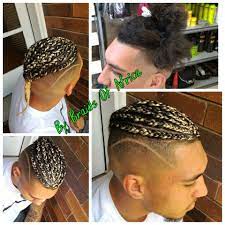 Cornrow Braids With Blonde Hair Extensions And Shaved Sides Cornrows Braids Hair Extensions Blonde Hair Extensions