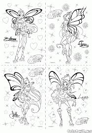 Se imprimir os desenhos de winx bloom para colorir os seus filhos agradecem! Coloring Page Winx E Magia