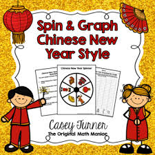 Spin Graph Chinese New Year Bar Graph Tally Chart Line Plot Pie Graph