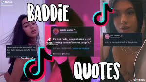 Can also be spelled baddy|@doomdeath2 just that, but it's a bit informal of a word. Baddie Quotes That Will Make You Feel Like You Re On Top Of The World Part 5 Youtube