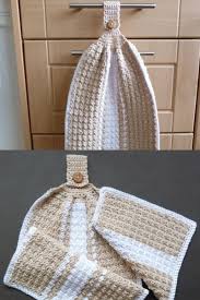 Free pattern for knitted hanging kitchen towels. 30 Lovely Crochet Dish Towel Patterns Perfect For Your Kitchen