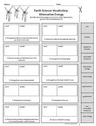 5th Grade Earth Science Staar Alternative Energy Fossils Climate Rotation Pdf Science Staar Earth Science Vocabulary Earth Science