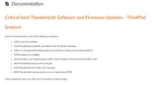 I have also purchased the tb16 dock and it is not recognized at all. Aktuelle Lenovo Thinkpad Laptops Haben Ein Problem Mit Defekten Thunderbolt Chips Notebookcheck Com News