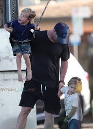 He is a famous united states family member. Chris Hemsworth And Elsa Pataky Stroll In Byron Bay With Their Twins