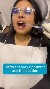 The Suction Struggles Are Real 😂, Some patients use the suction like a  pro, others… well, let’s just say it’s a journey.., Drop your suction story  in the comments! ⬇️, #dentist #dental #doctor ...
