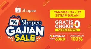 Feel the joy of cash back. Nikmati Gratis Ongkir Cashback Kilat 100 Di Shopee Gajian Sale Sekarang