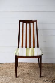 G Plan Fresco Dining Chair With Reupholstery Laura Ashley Green Stripes Fabric Dining Chairs Reupholstery Chair
