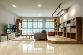What To Do With That Suggested Study Area In Your 5 Room Bto Flat Raised Platforms Are Great For Highlighting Areas Living Room Spaces Home House Interior