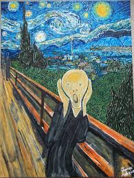 The Scream On A Starry Night Starry Night Van Gogh Starry Night Art Van Gogh Art
