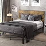 Read writing from nathan james on medium. Amazon Com Nathan James Harlow Wall Mount Faux Leather Or Fabric Upholstered Headboard Adjustable Height Vintage Brown Straps With Black Matte Metal Rail Full Queen Gray