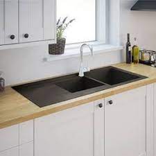 evier a encastrer resine noir ising 2 bacs sink drainer bowl sink sink